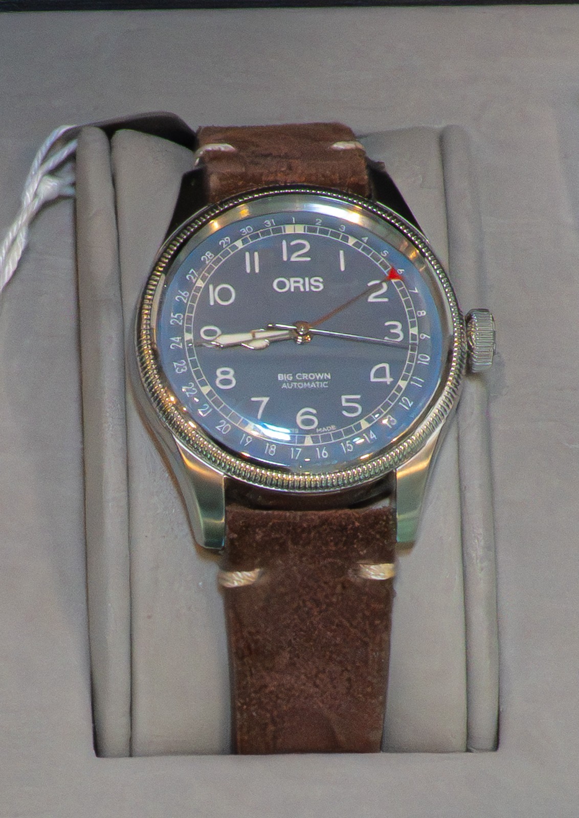 Oris Big Crown Pointer Date Steel Blue Men’s Watch -open box