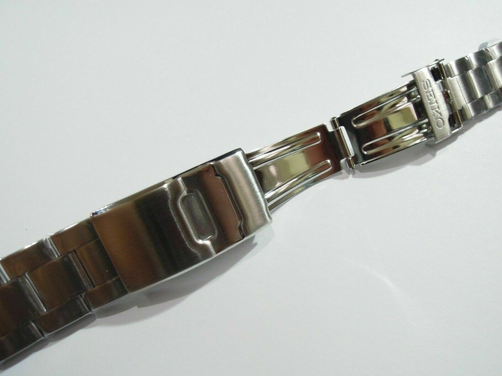 NEW 22MM STAINLESS OYSTER FOLDED BRACELET LARGE DIVERS 10BAR SKX031 (7S26-0040)
