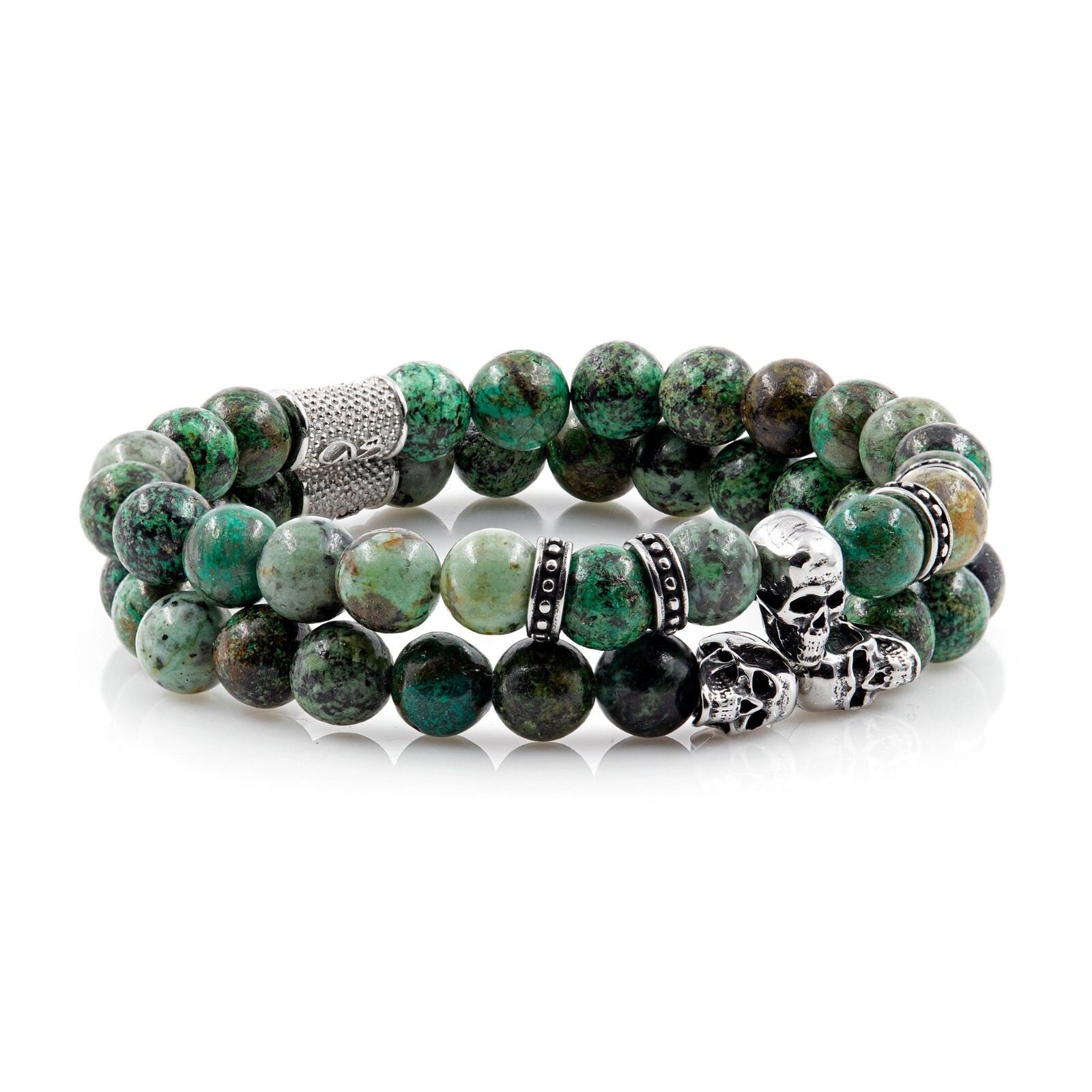 African turquoise bracelet bracelet beaded bracelet Memento Mori edition