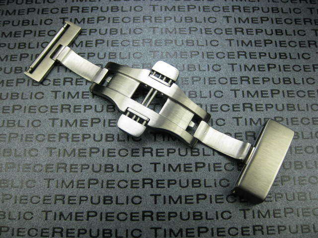 24mm Deployment Buckle Clasp for Thick Leather Strap 3.5mm 5.5mm Thickness P