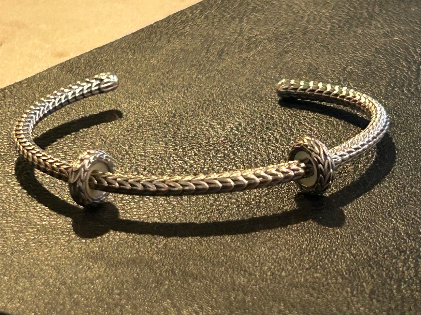 True Beadz Or Elfbeads Bangles for Beads- Silver or Brass -NBW