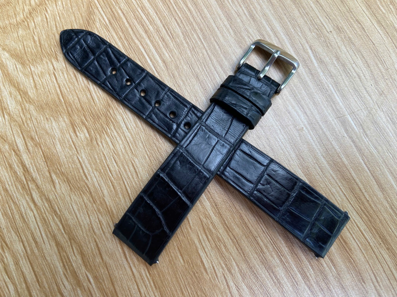Real Black leather Watch Strap Band 14 16 17 18 19 20mm 21mm 22mm 23mm 24mm 26mm