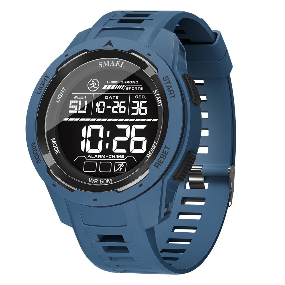 Men’s 50M Waterproof Sport Digital Military Smart Watch Gym Fitness Running Gift