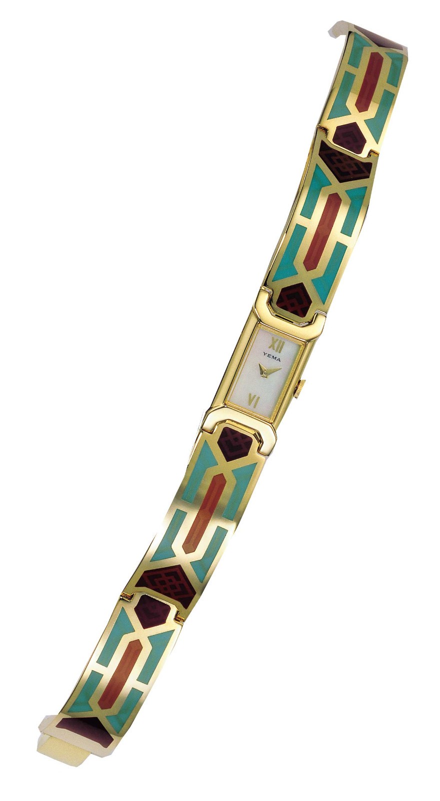 YEMA Paris YM 300 Women’s 3-3/4 Ligne Quartz Bangle Watch *New Vintage (Epoxy)