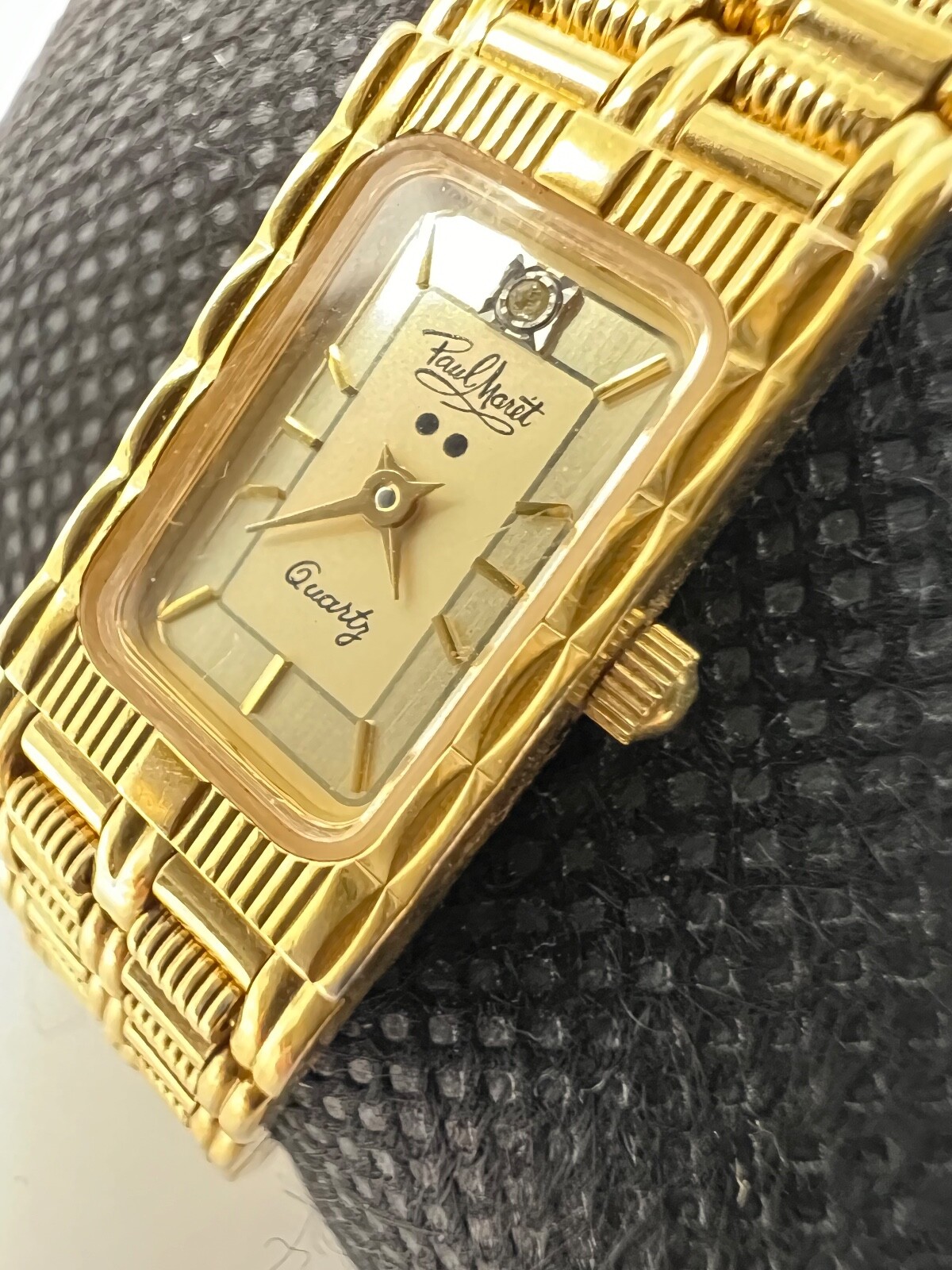 Paul Maret Ladies Wrist Watch, Gold Tone, Clean, 5 Jewels New Battery – Nice!