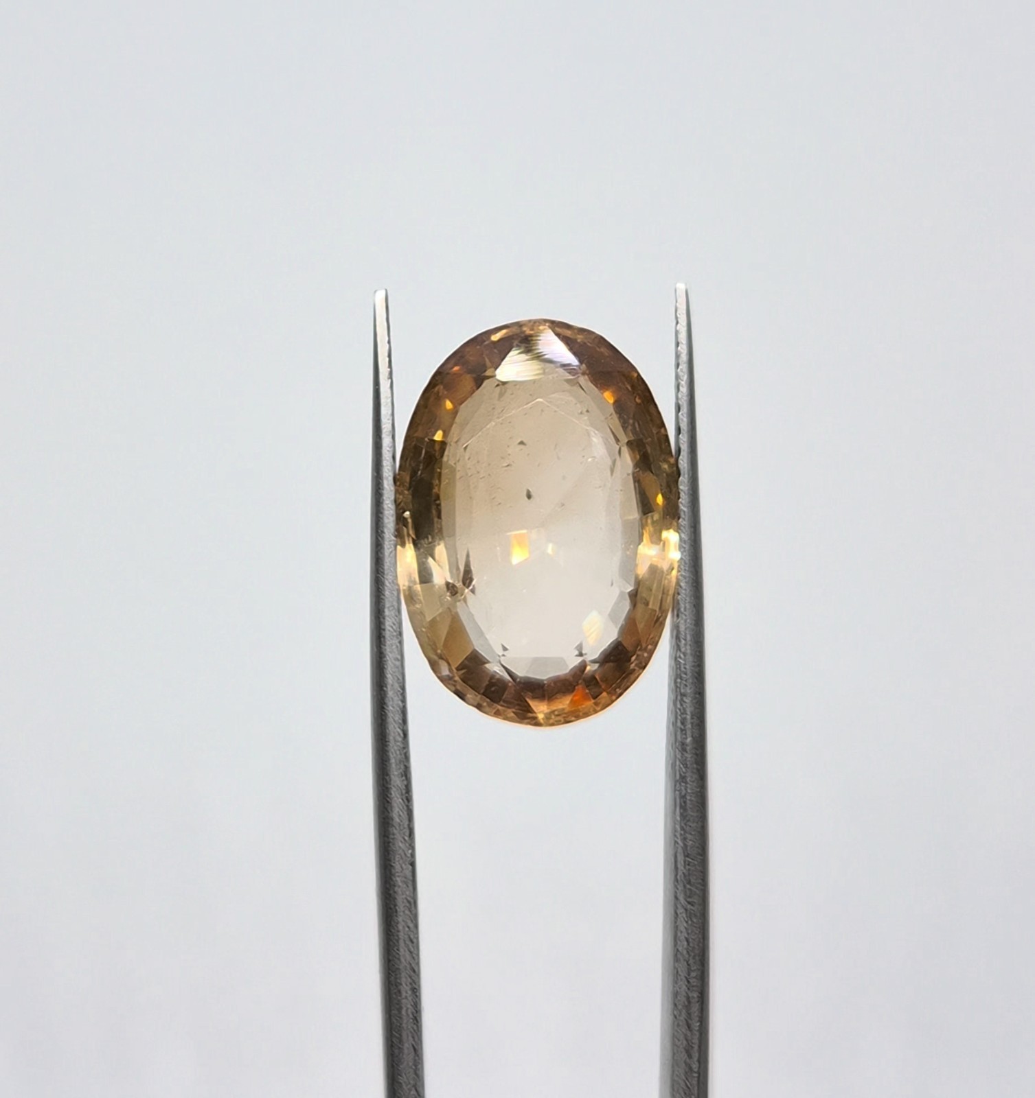 13.20ct Natural Imperial Topaz Loose Gemstone Oval Cut For Making Jewellery
