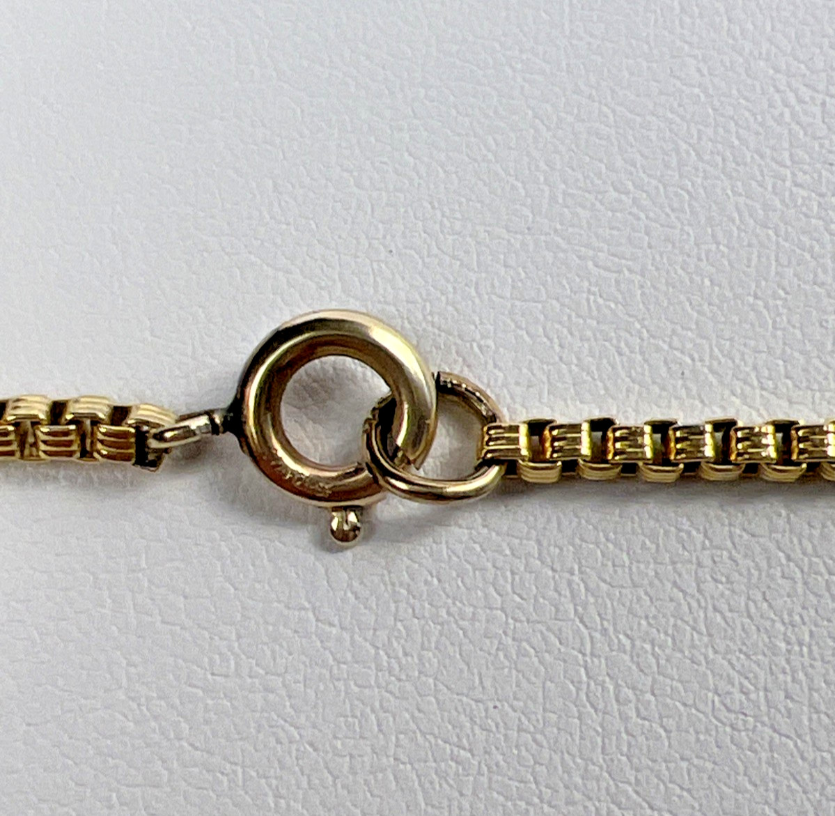 Vintage 1/20 12K Gold Filled Venetian Link Box Chain 54″ long