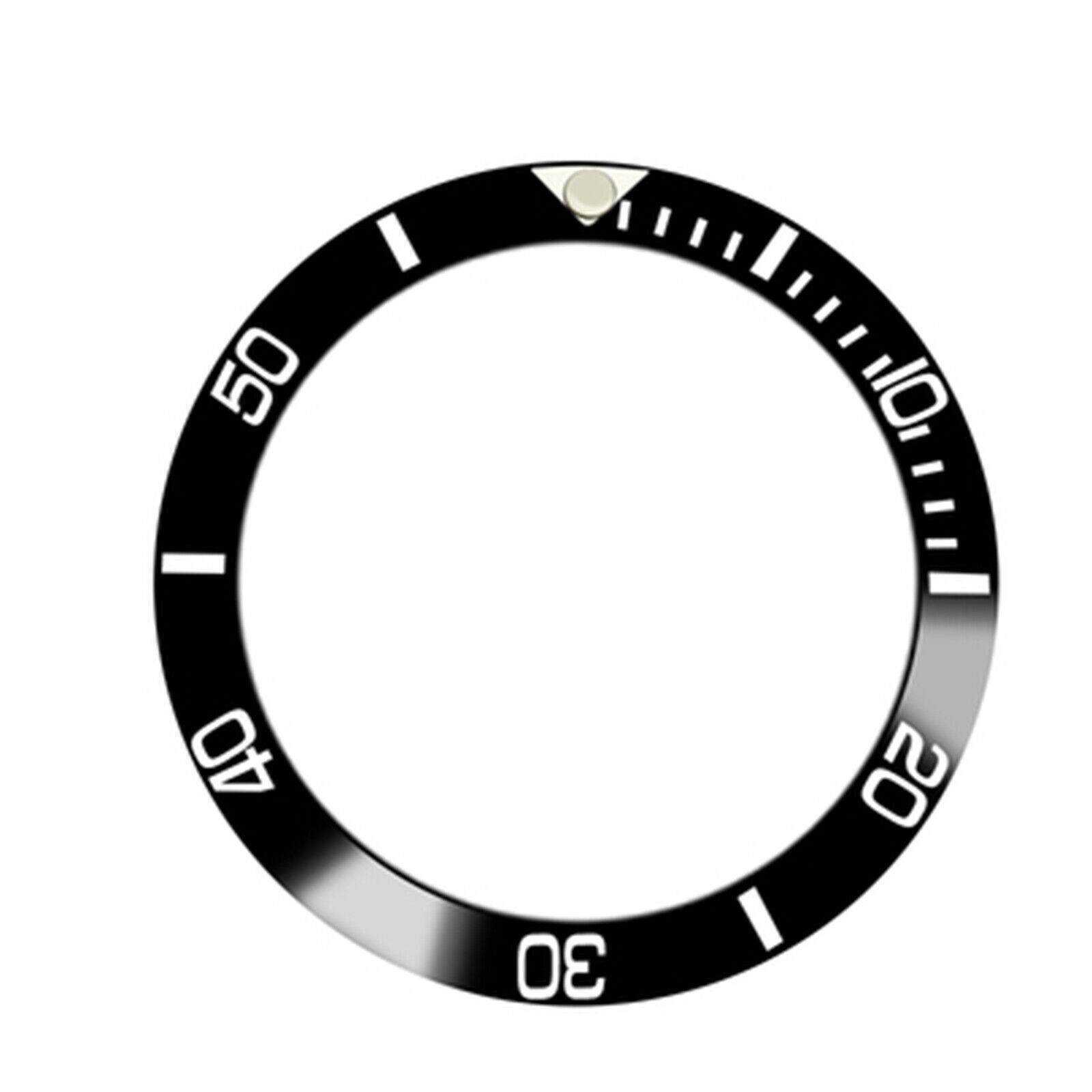 Ceramic/Aluminum Bezel Insert Watch Ring Accessories for 40mm GMT Watch Case