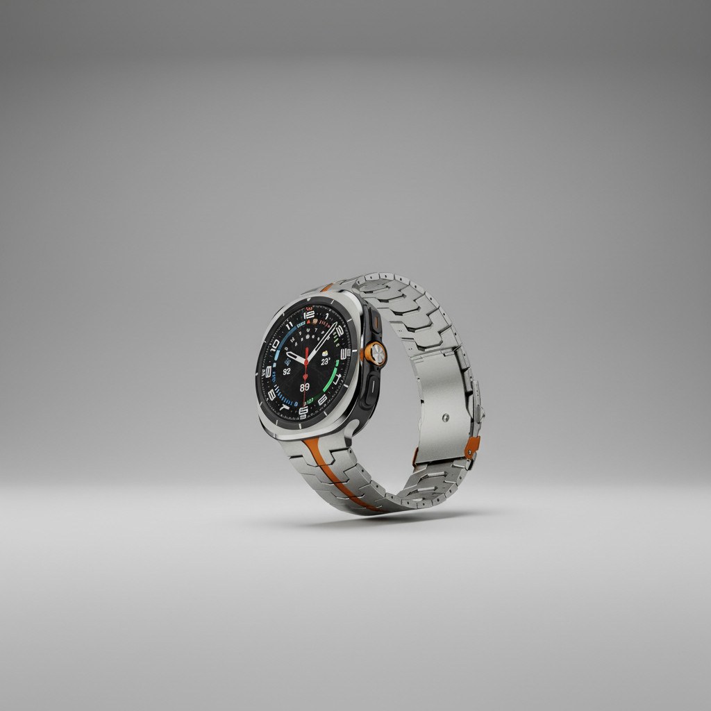 Luxury Business Titanium Alloy Band For Samsung Galaxy Watch 7 Ultra Band 47mm