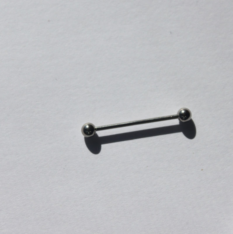 16g 1.2mm Barbell Surgical Steel Body Piercing Jewelry