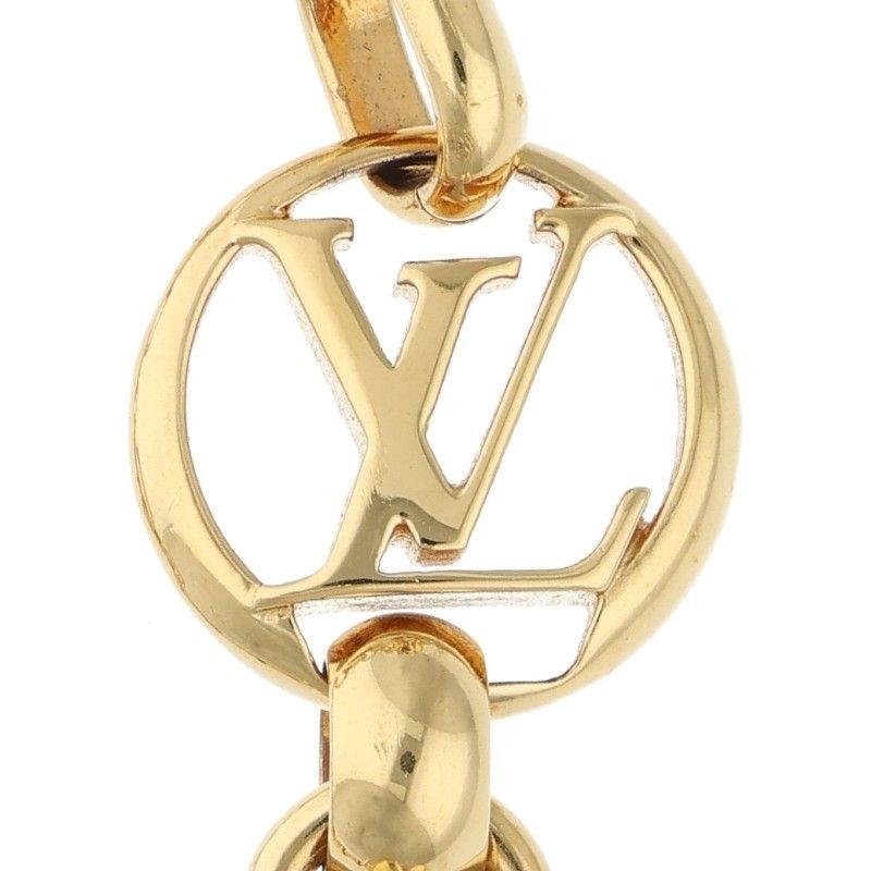 Louis Vuitton Authentic M69583 Crazy In Lock Gold Bracelet for Men length 25.5cm