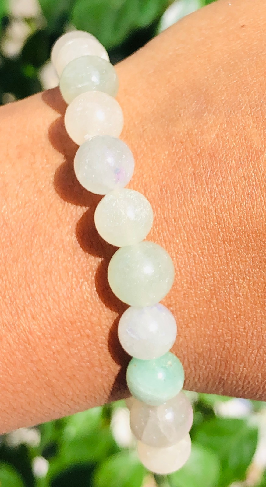 100.00 Cts Wonderful Stretchable Dazzling Bracelet Aventurine Beaded SK 56 AZ30