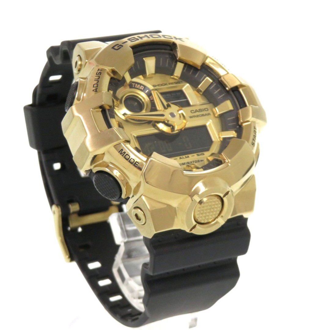 CASIO G SHOCK GM 700G 9AJF SS Resin Black Gold Quartz Analog Digital Wristwatch