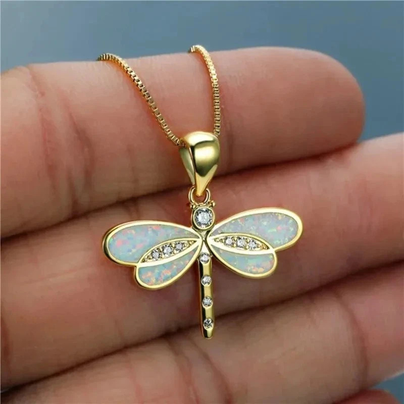 Sea Turtle Pendant Necklace Imitation Blue Opal Women Boho Jewelry Gift 50cm