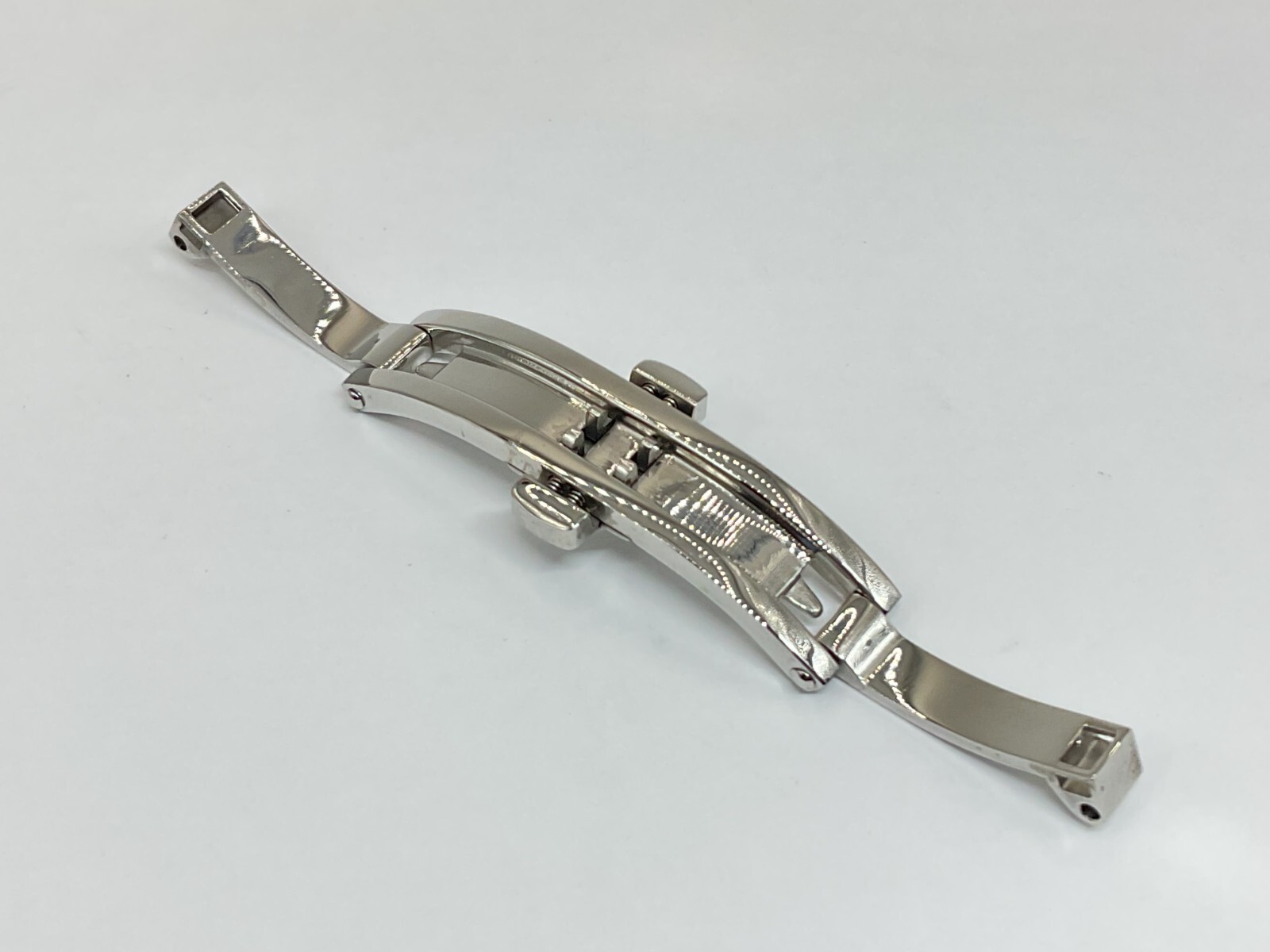 HIGH QUALITY BUTTERFLY DEPLOYMENT BUCKLE CLASP WITH DOUBLE PUSH BUTTON 316L S/S