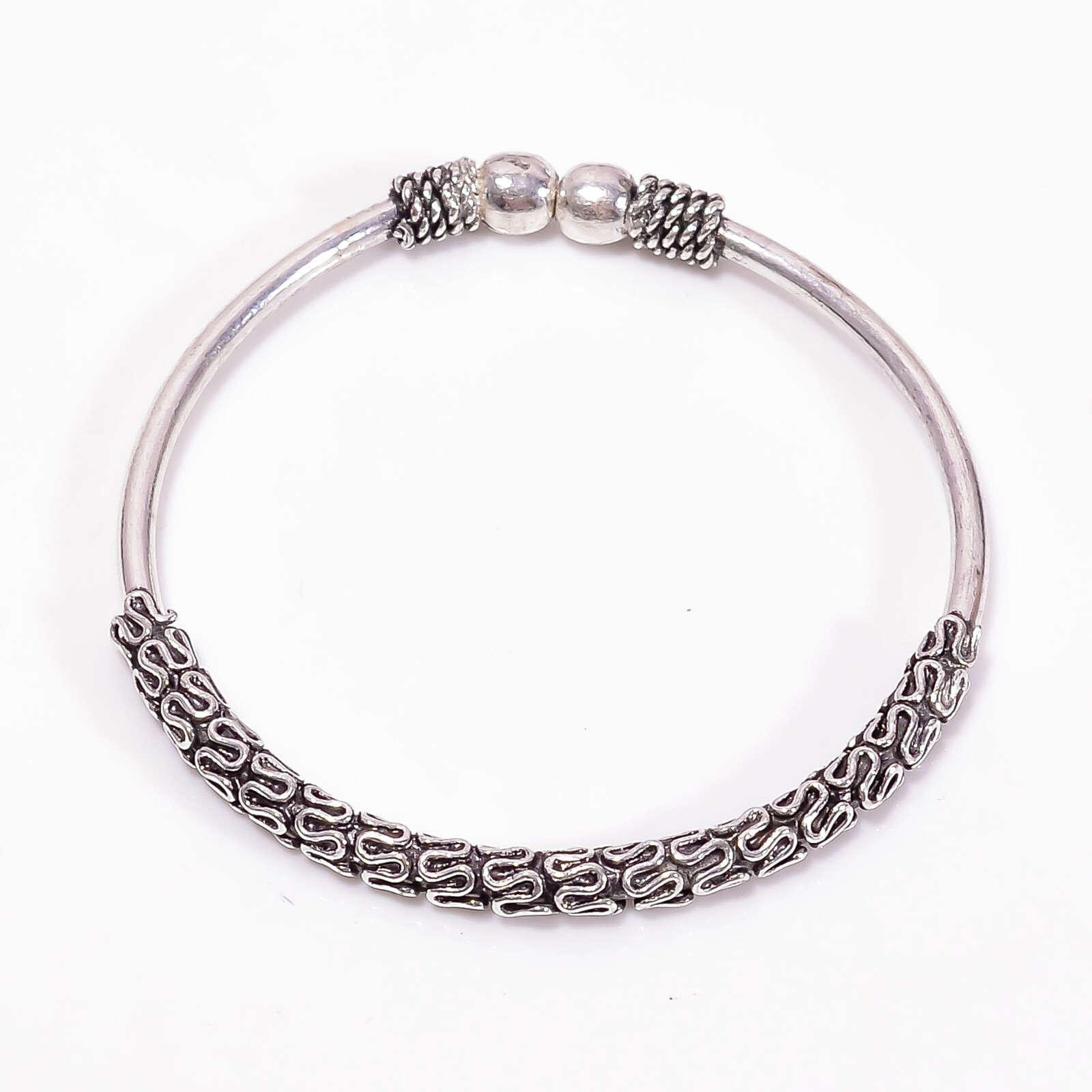 Handmade Indian Jewelry 925 Solid Sterling Silver Cuff Latest Collection