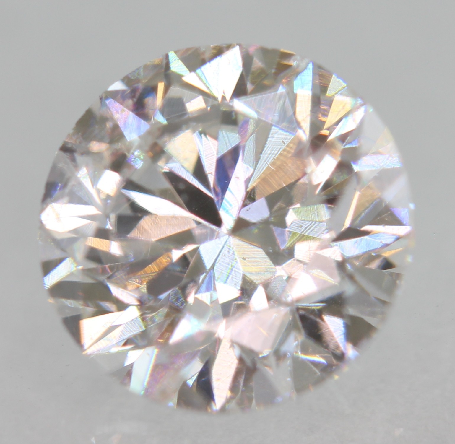 Certified 1.02 Carat D VVS2 Round Brilliant Natural Enhanced MINED Diamond 6.33m