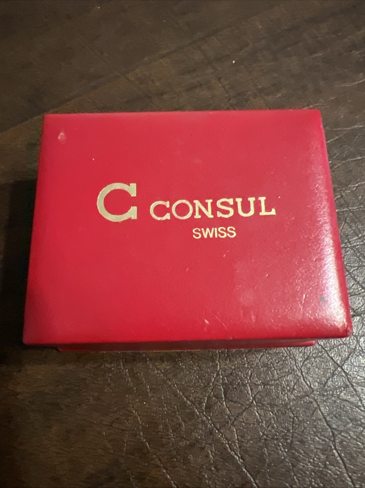 Consul Swiss Women Fond Acier Inoxydable Bangle Mechanical Wind Watch Peek A Boo