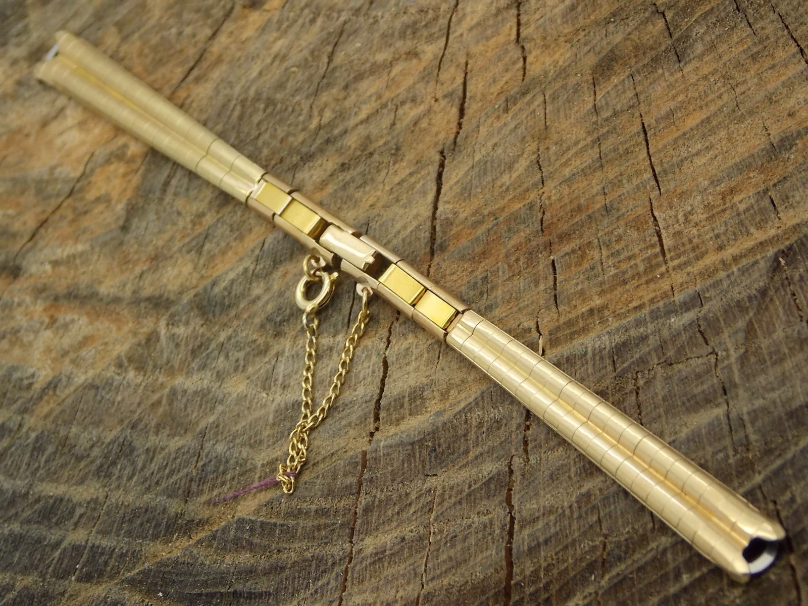 Unused Mira-Flex Vintage NOS Watch Band C-Ring Butterfly Clasp Gold Filled