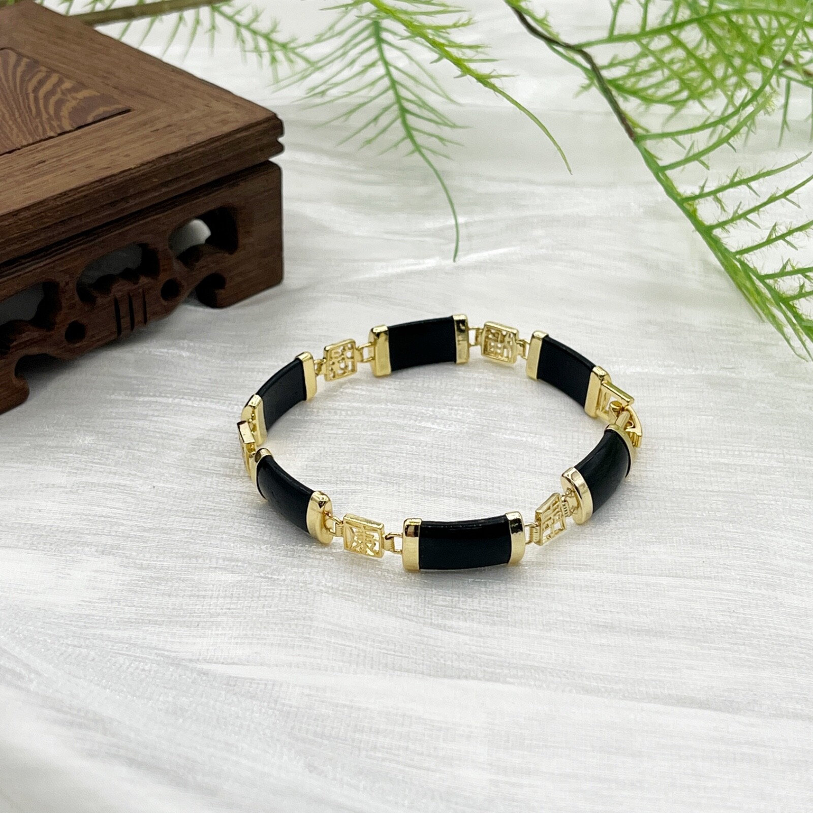 Multiple Color Jade Link Bracelet Handmade Natural Gemstone Bracelet