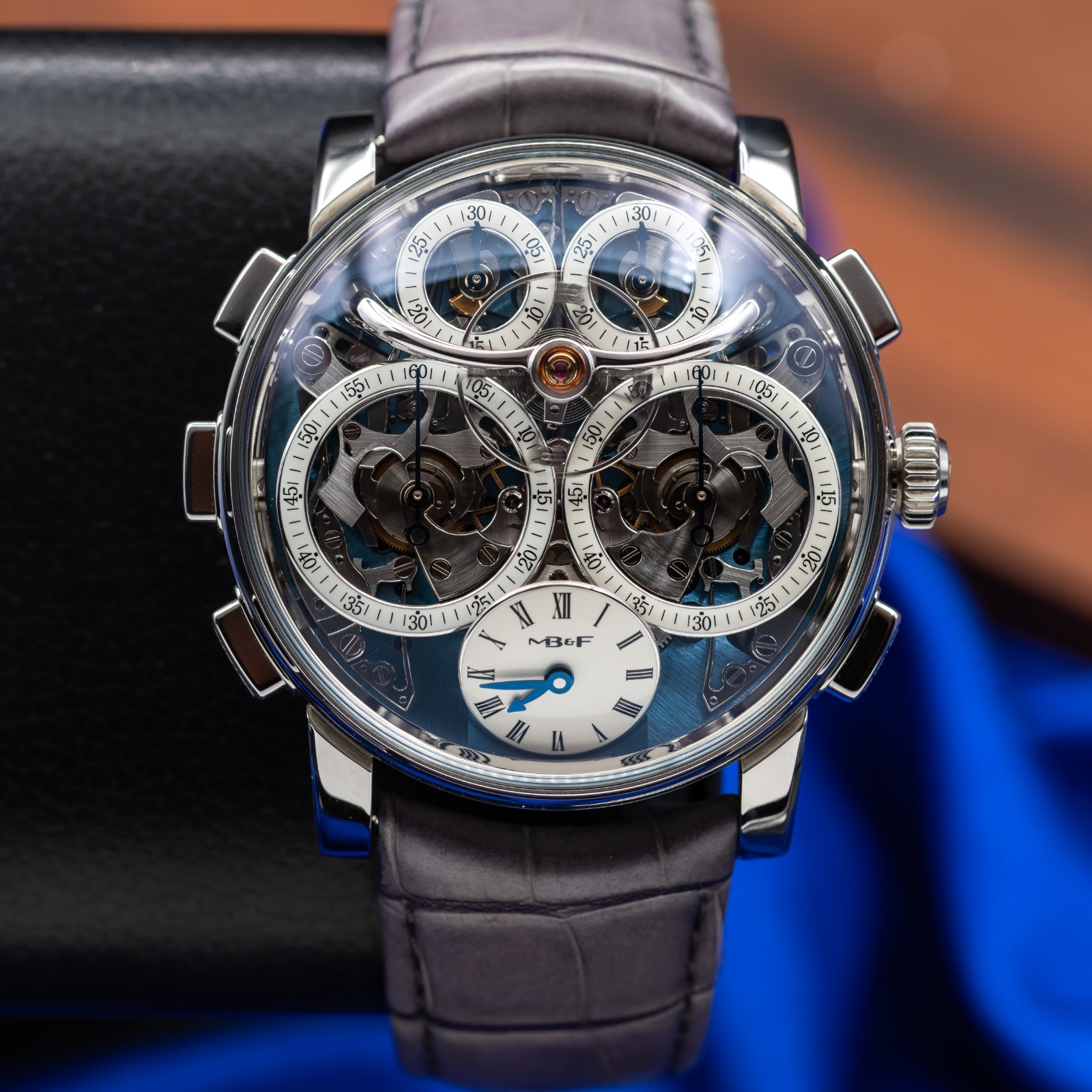 MB&F Legacy Machine(LM) Sequential Flyback Platinum Dual Chrono Flyback 10.PL.BU