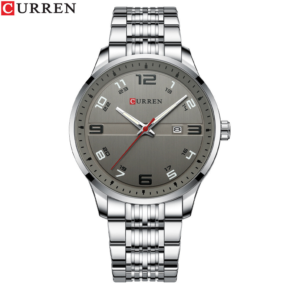CURREN Men Quartz Watches Steel Watch Luminous Casual Business Male Wristwatch