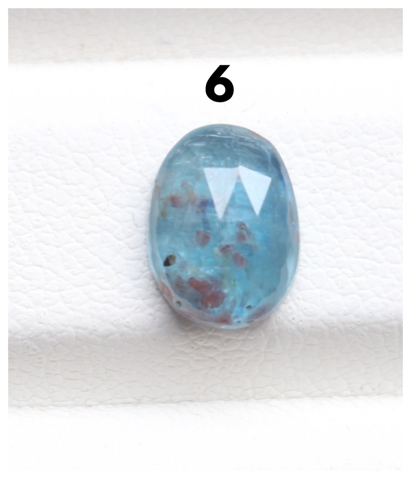 Natural Blue Kyanite Rose Cut Faceted Cabochon Pear Oval Loose Gemstone Lot New