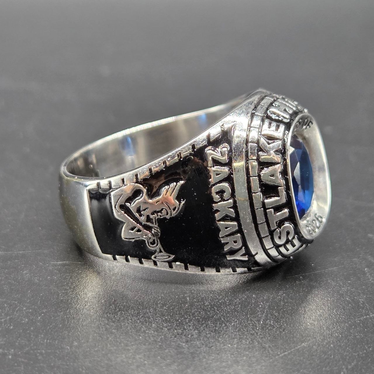 High School Class Ring Custom All Any New Year Keepsake Gift Ring In 925 Silver