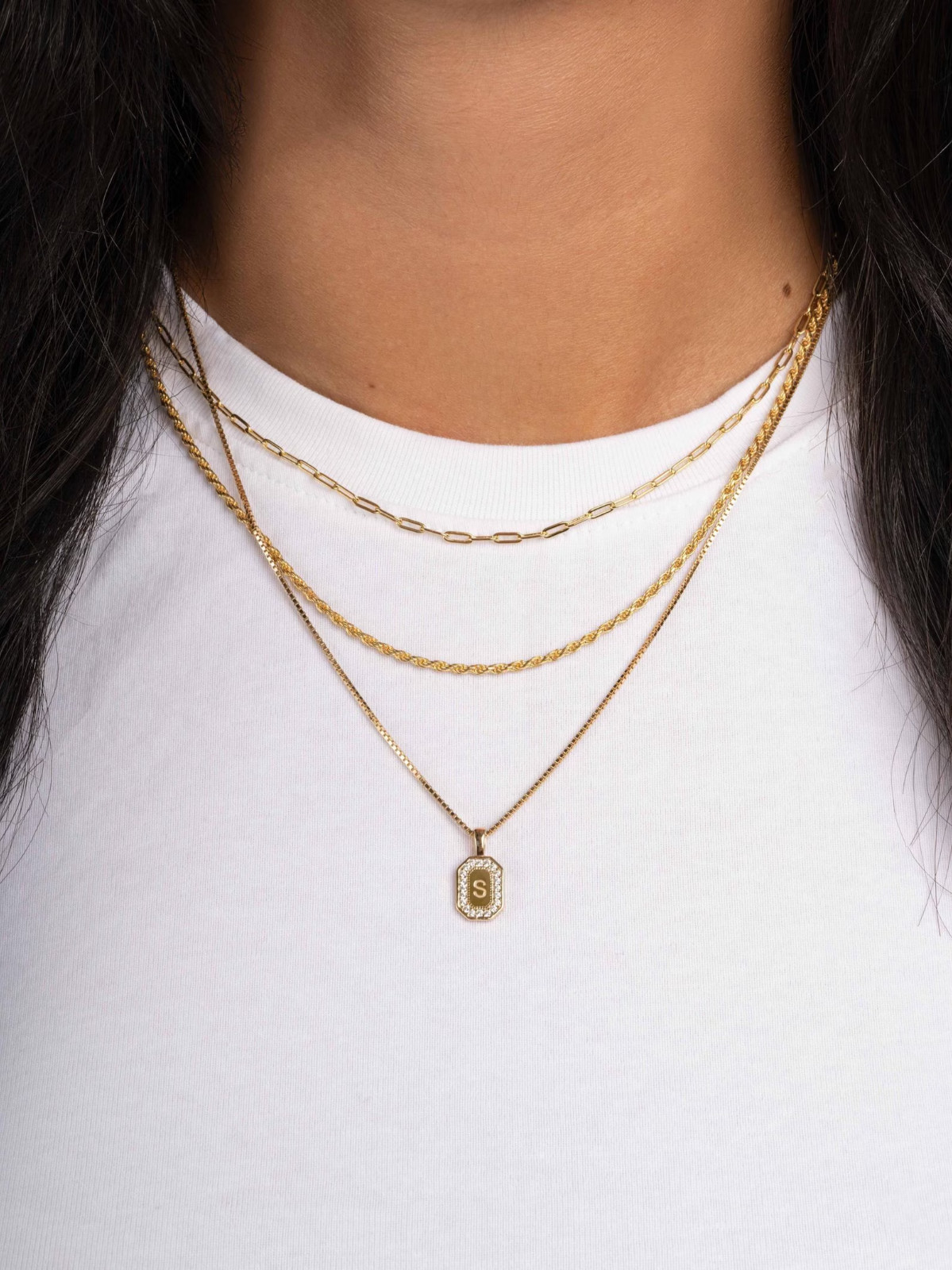 1.60 ct Round Cut Simulated Diamond Customized Pendant 14k Yellow Gold Plated