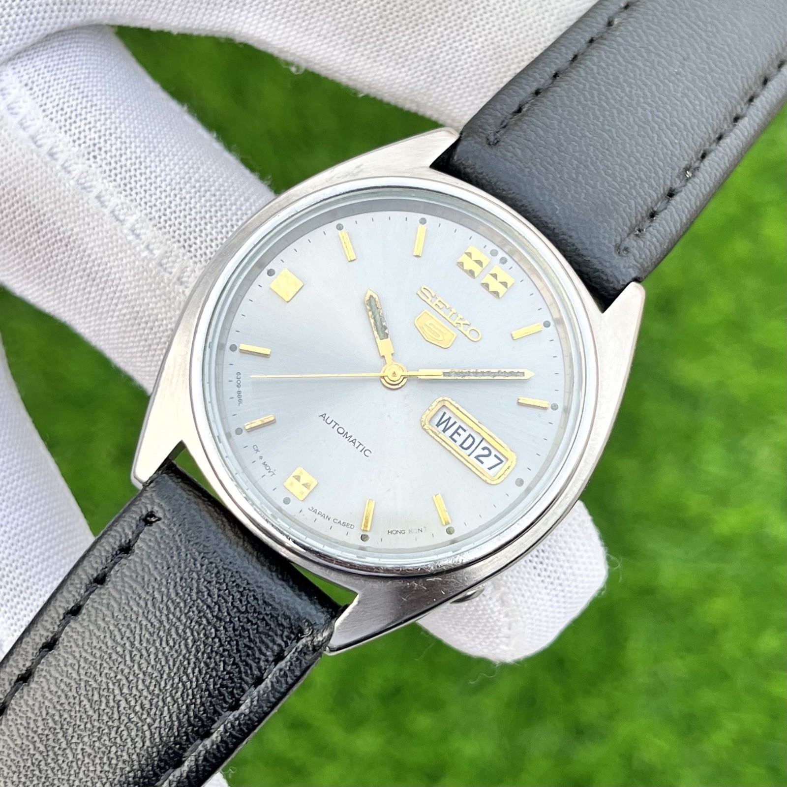 Vintage Seiko 5 Dress Formal Automatic Japan Made Men’s Watch Cal 6309