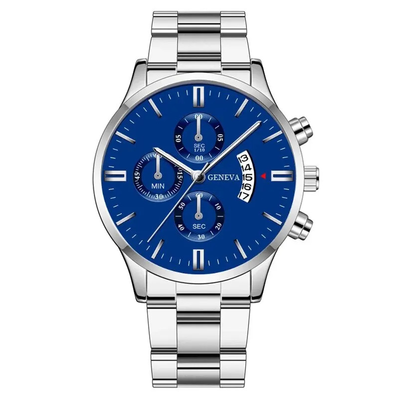 2023 Luxury Men’s Gold Stainless Steel Quartz Business Wrist Watch