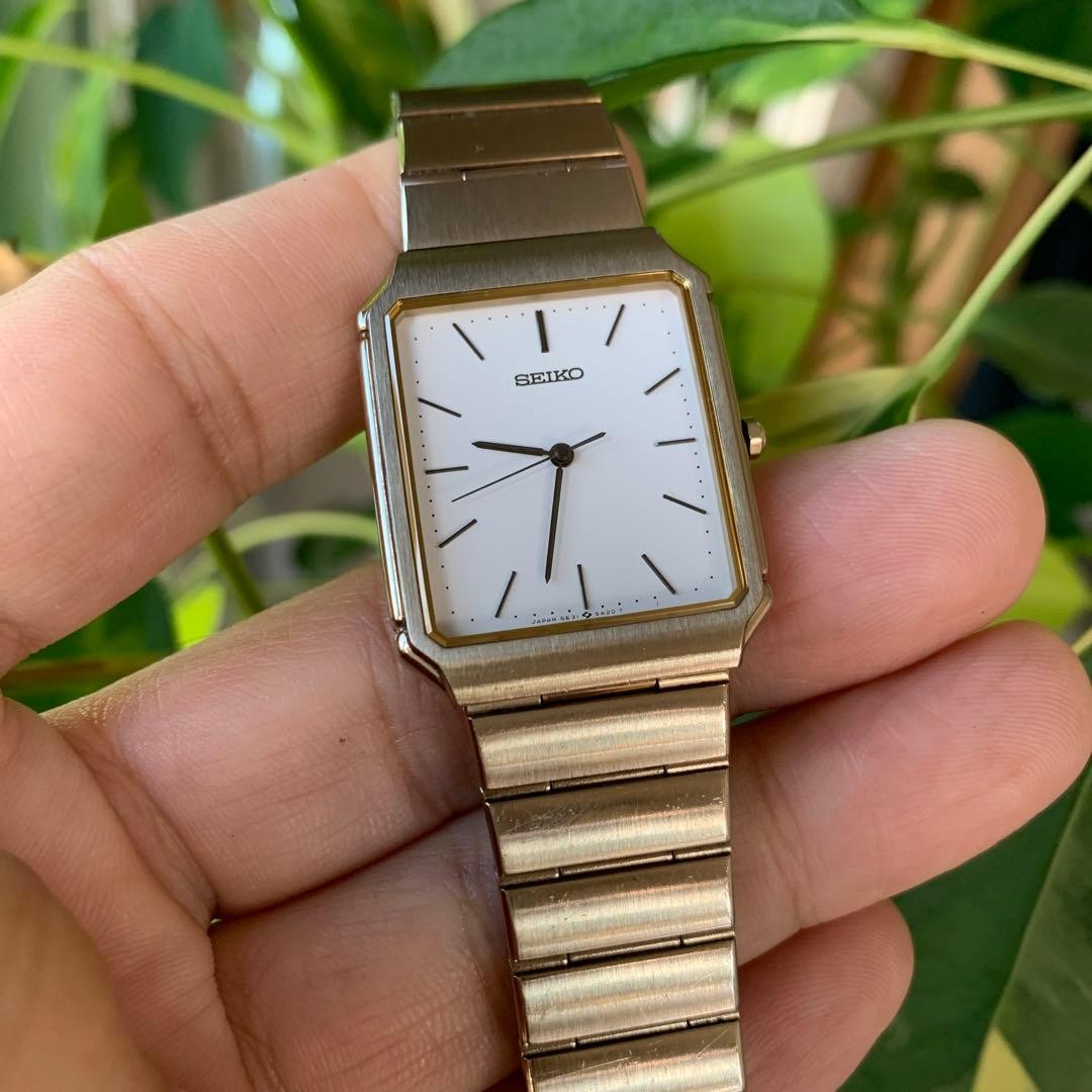 Seiko Session Hard Coated Titanium Case Rare 80s Rare Quartz Excellent condition