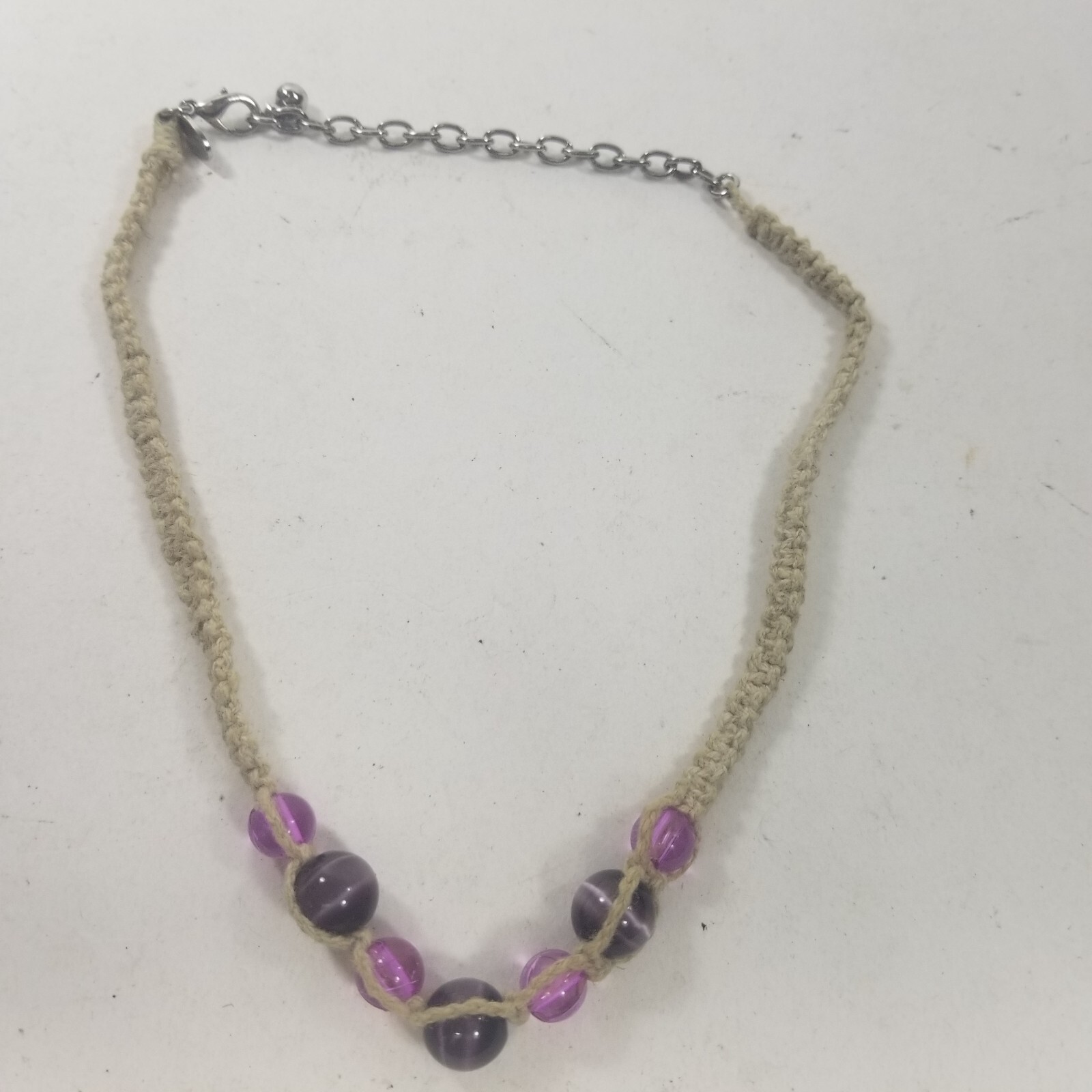 Panama Jack Purple Moonglow Beach Cord Necklace Choker
