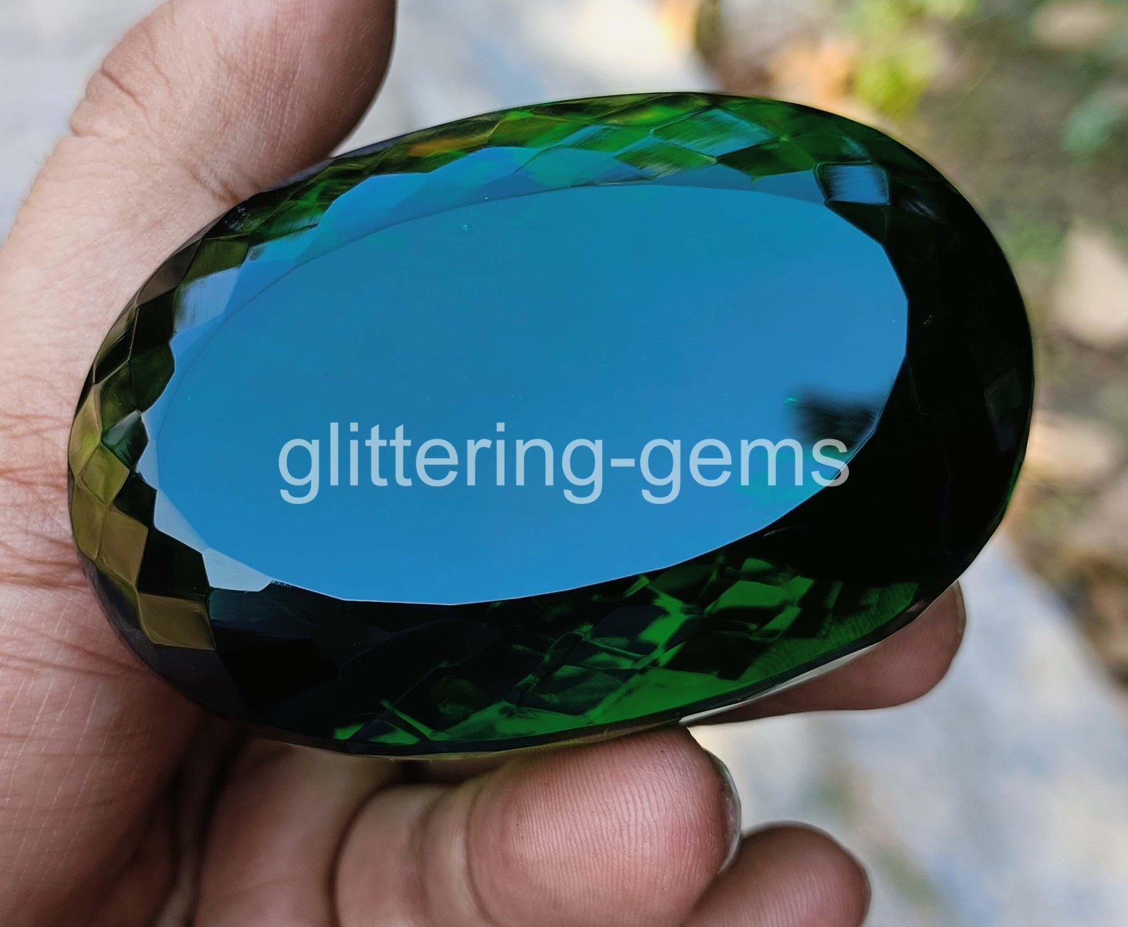 Best Natural Green Emerald Certified 1000 Ct Oval Shape IGL- Loose Gemstone 6YHD