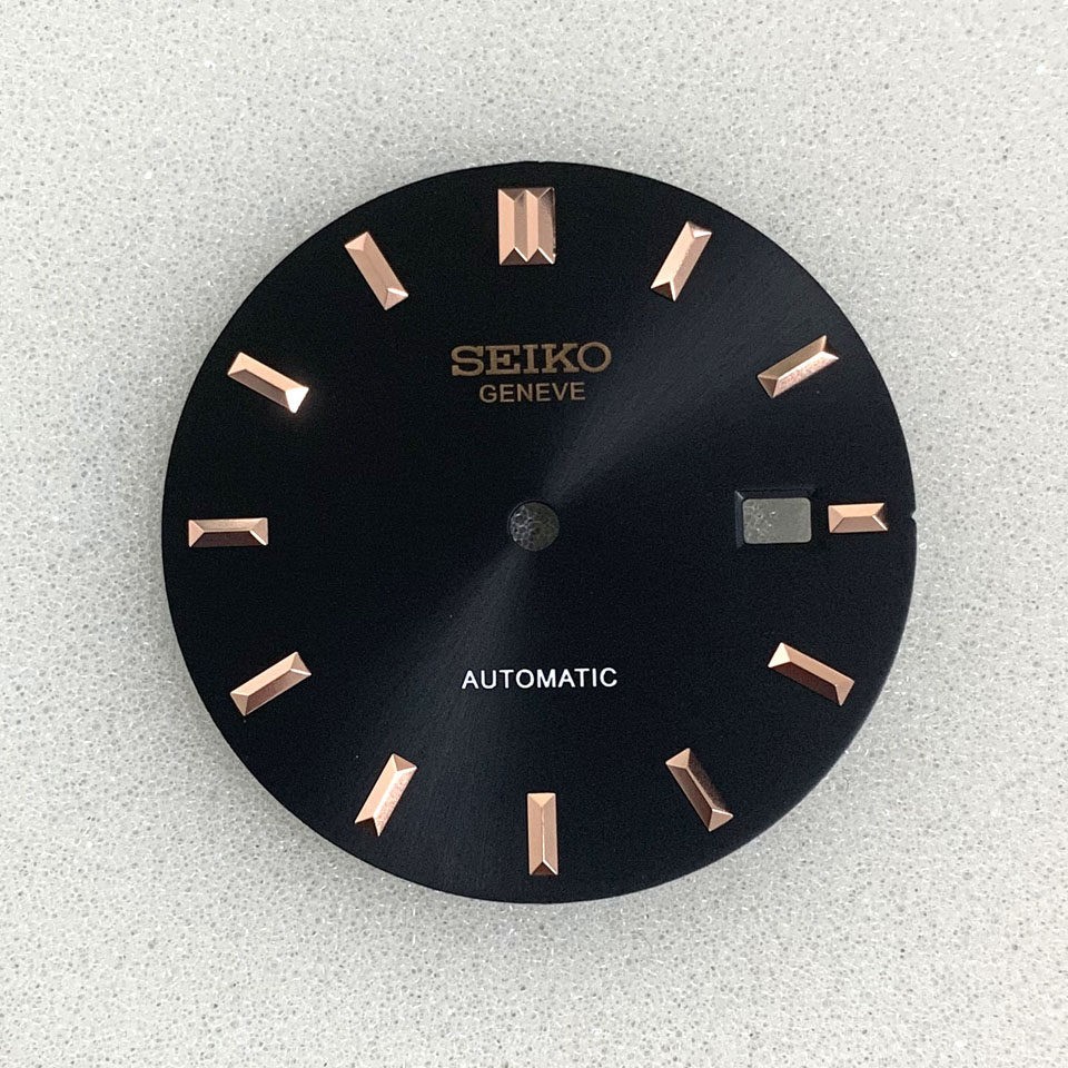 33mm Sunburst Pattern Watch Dial No Lume for Nh35 Nh36 Movement Accessories