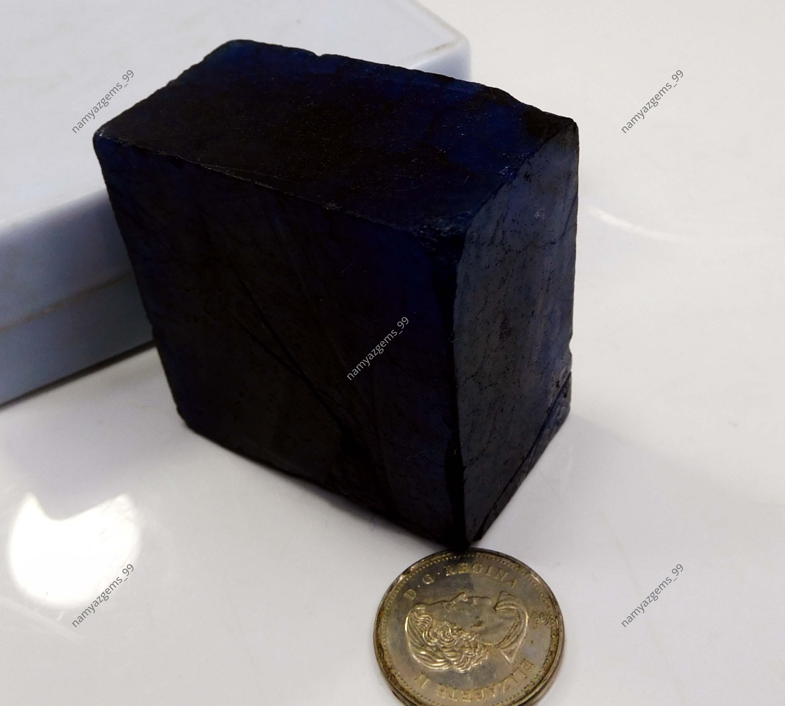 777.00 Ct Natural Translucent Blue Tanzanite Rough Certified Loose Gemstone
