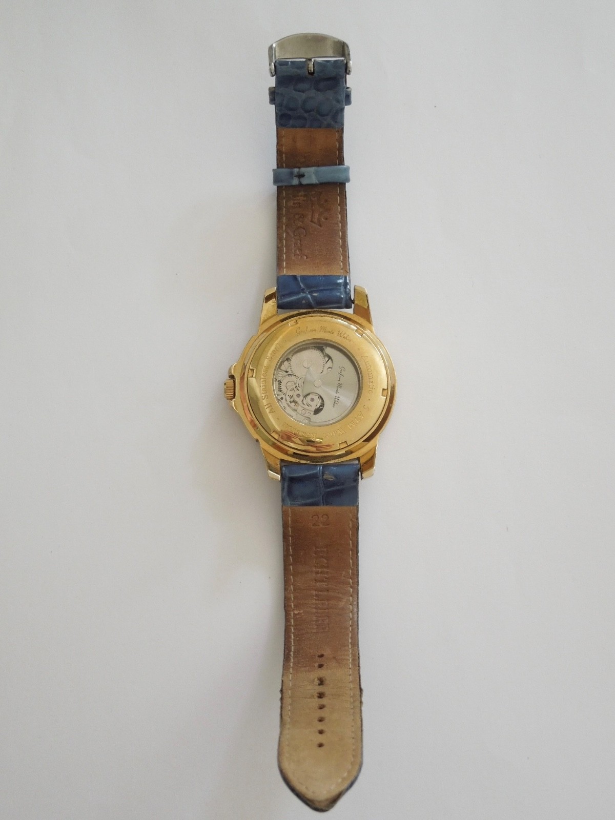 Watch Graf Von Monte Wehro Automatic Water Resistant Skeleton Stainless Steel
