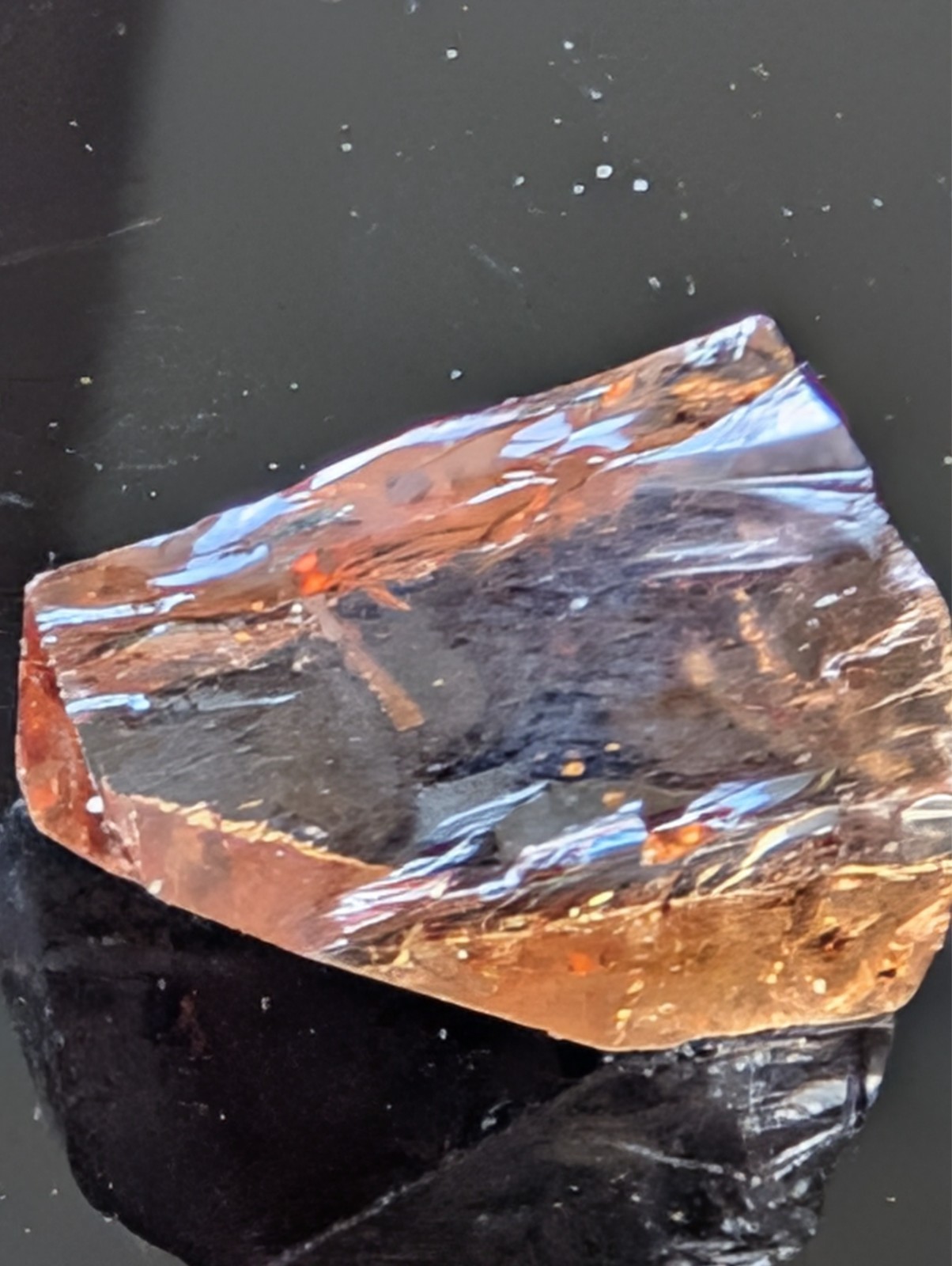 USA seller 17.00 IF clarity Imperial Topaz facet rough gemstone specimen