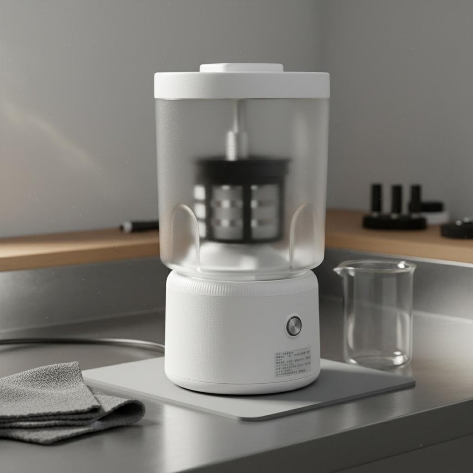 Automatic Watch Cleaning Machine Portable Watchmaker Cleaning Kit Soft Bristles