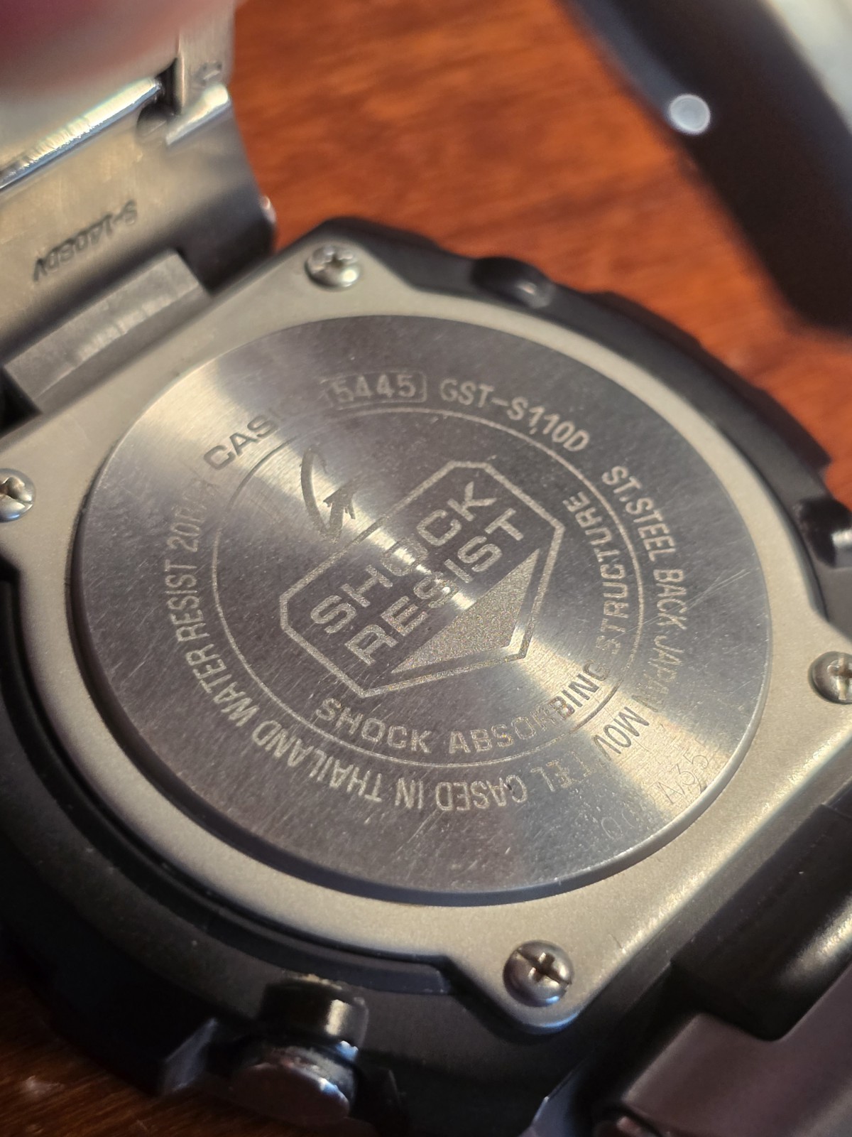 Casio G-Shock G-Steel GST-S110D-1A Tough Solar Stainless Steel Men’s Watch