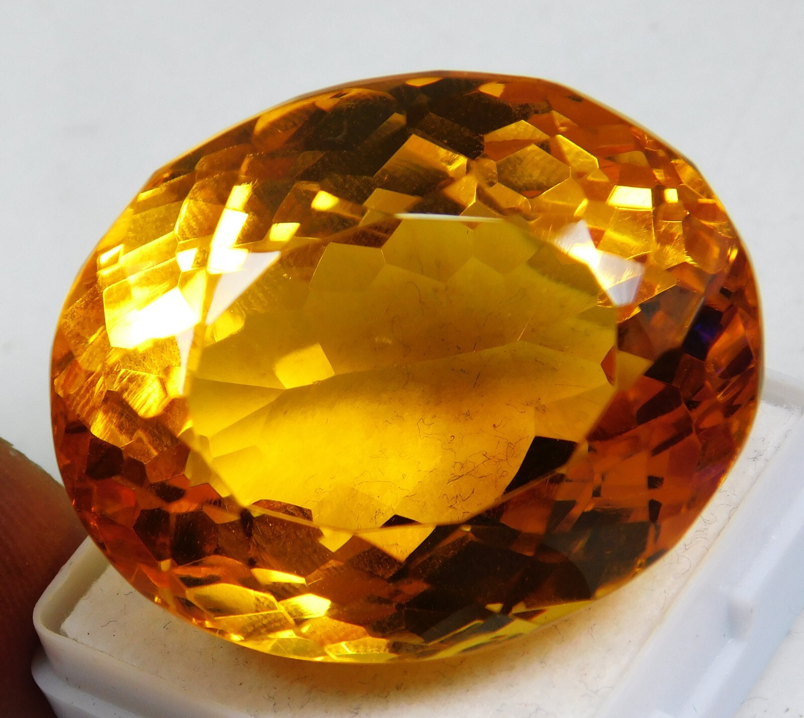 Natural 118.50 Ct Mogok Orange-Yellow Painite Oval Cut Certified Loose Gemstone