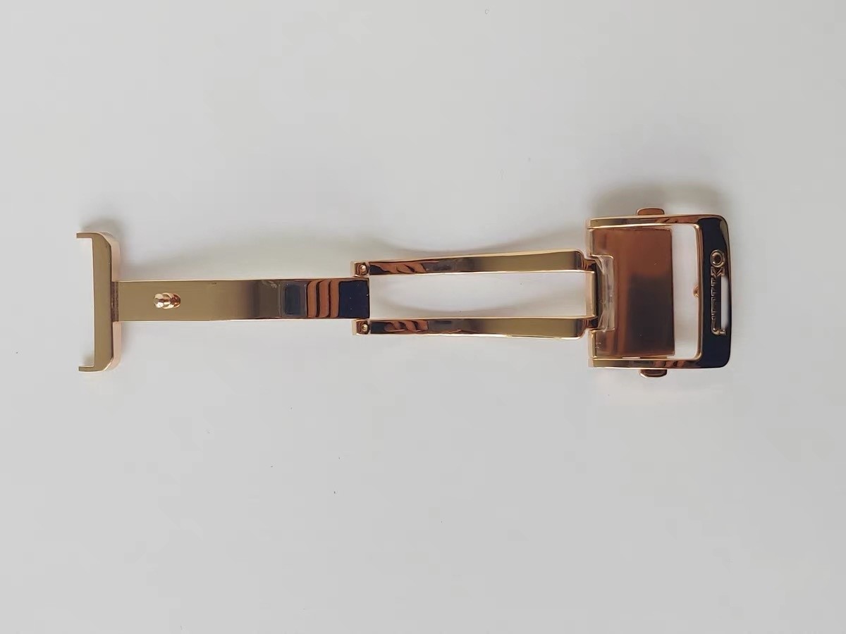 18mm for Seiko Prospex Alpinist Leather Watch Band Steel Deployant Clasp buckle