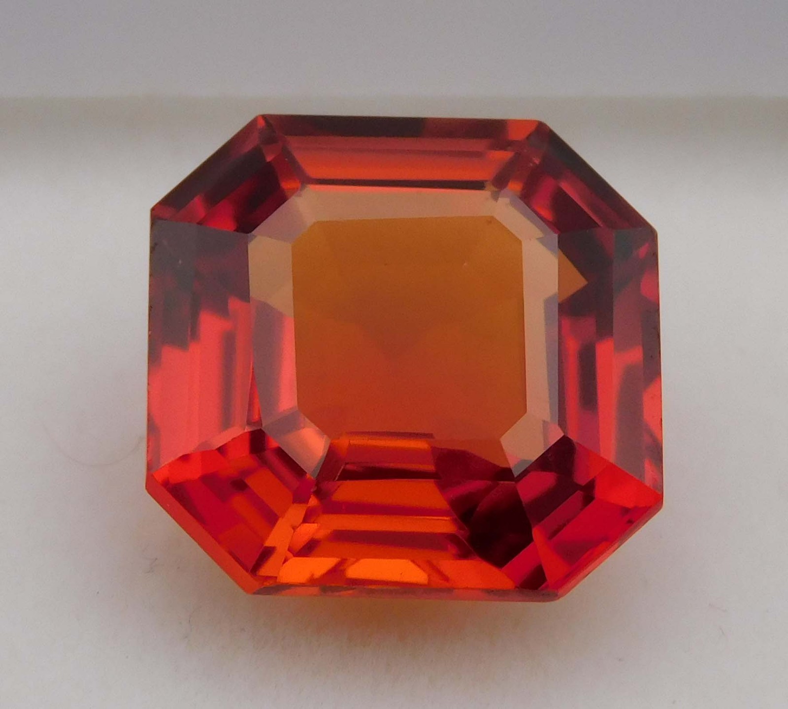 Natural Orange Sapphire 10.20 Ct Genuine Rare Certified Loose Gemstone