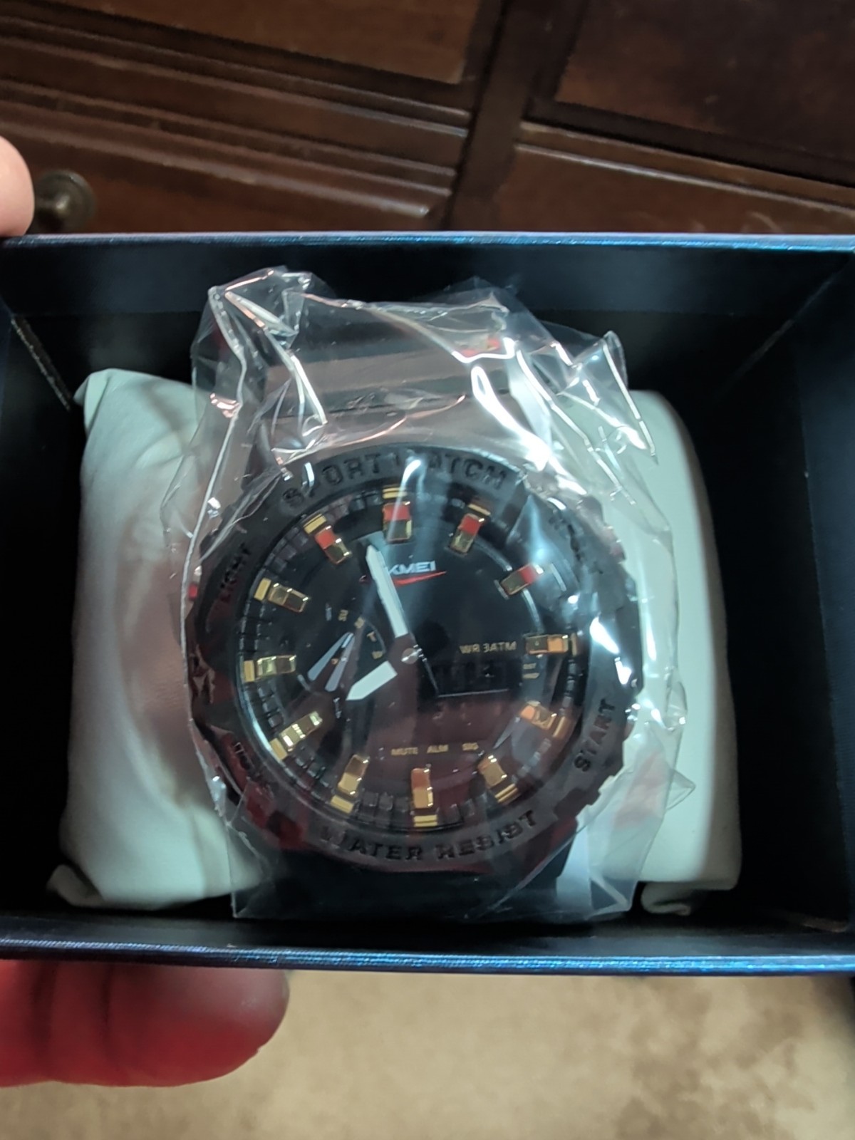 SKMEI Men’s Digital Military Watch LED Silicone Band Countdown Quartz Wristwatch
