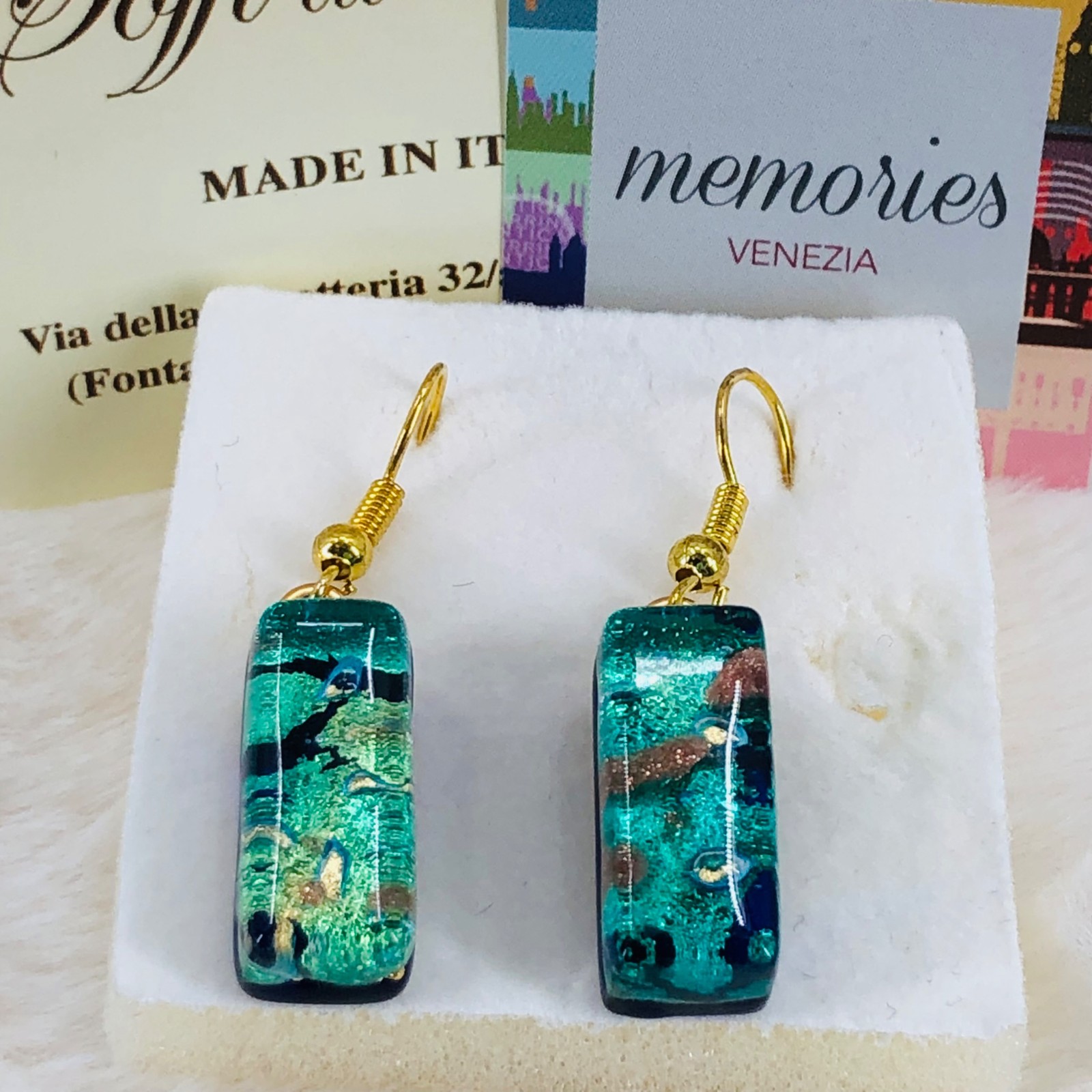 Soffi di Vetro Venetian Murrine Glass Earrings – Made in Italy by Memories