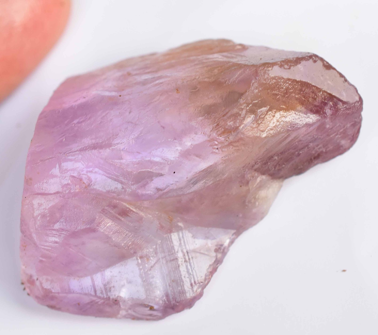 100% Natural Bi-Color Bolivian Ametrine 134.5 CT AGL Certified Facet Grade Rough