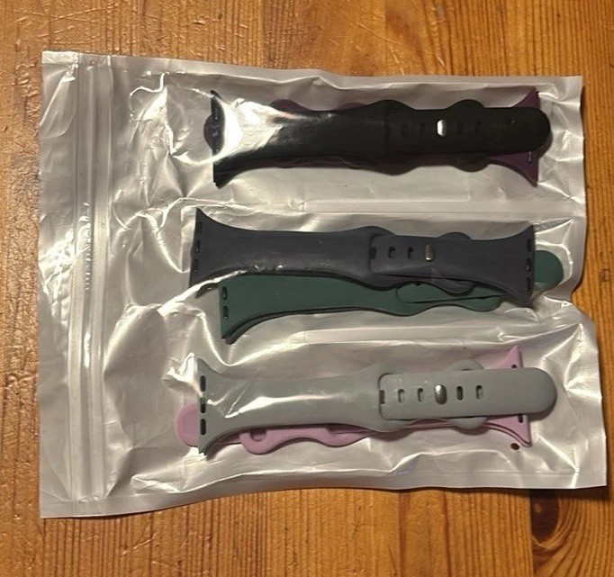 NEW Lerobo 6-Pack Silicone Sport Bands for Apple Watches