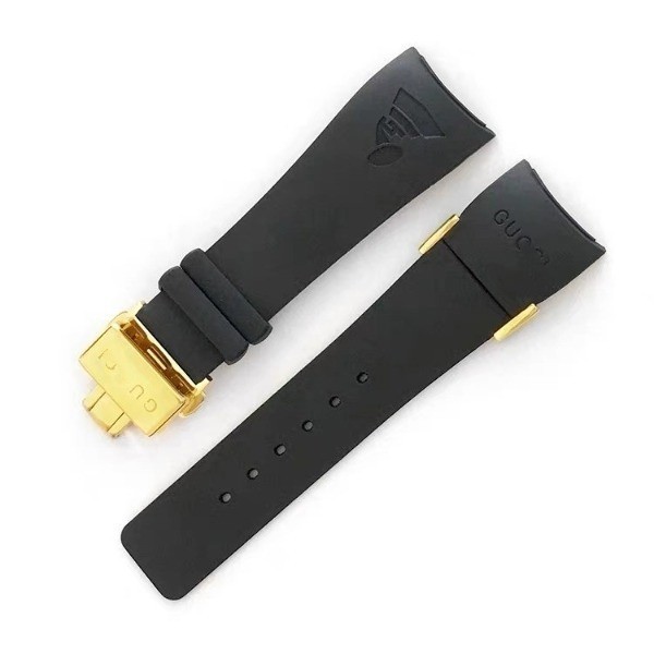 26MM Fit For I-Gucci Digital Men’s Watch YA114207 Rubber replacement Watch Strap