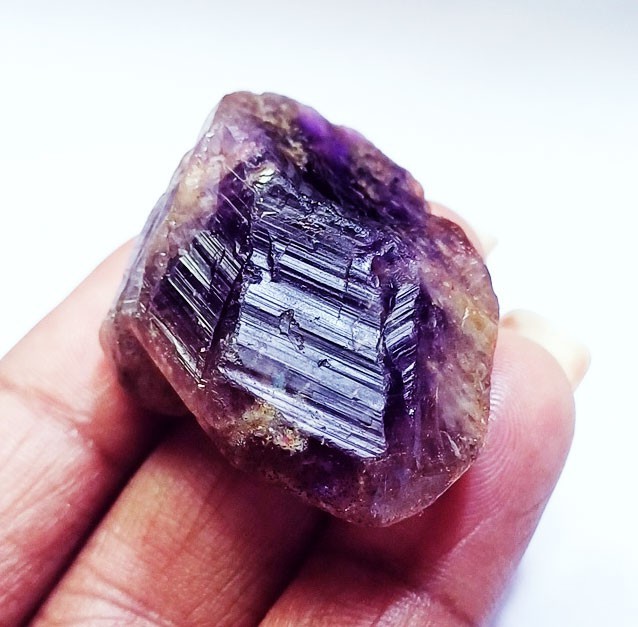 Loose Gemstone 97.95 Ct Certified Natural Bi-Color Ametrine Rough With Free Gift