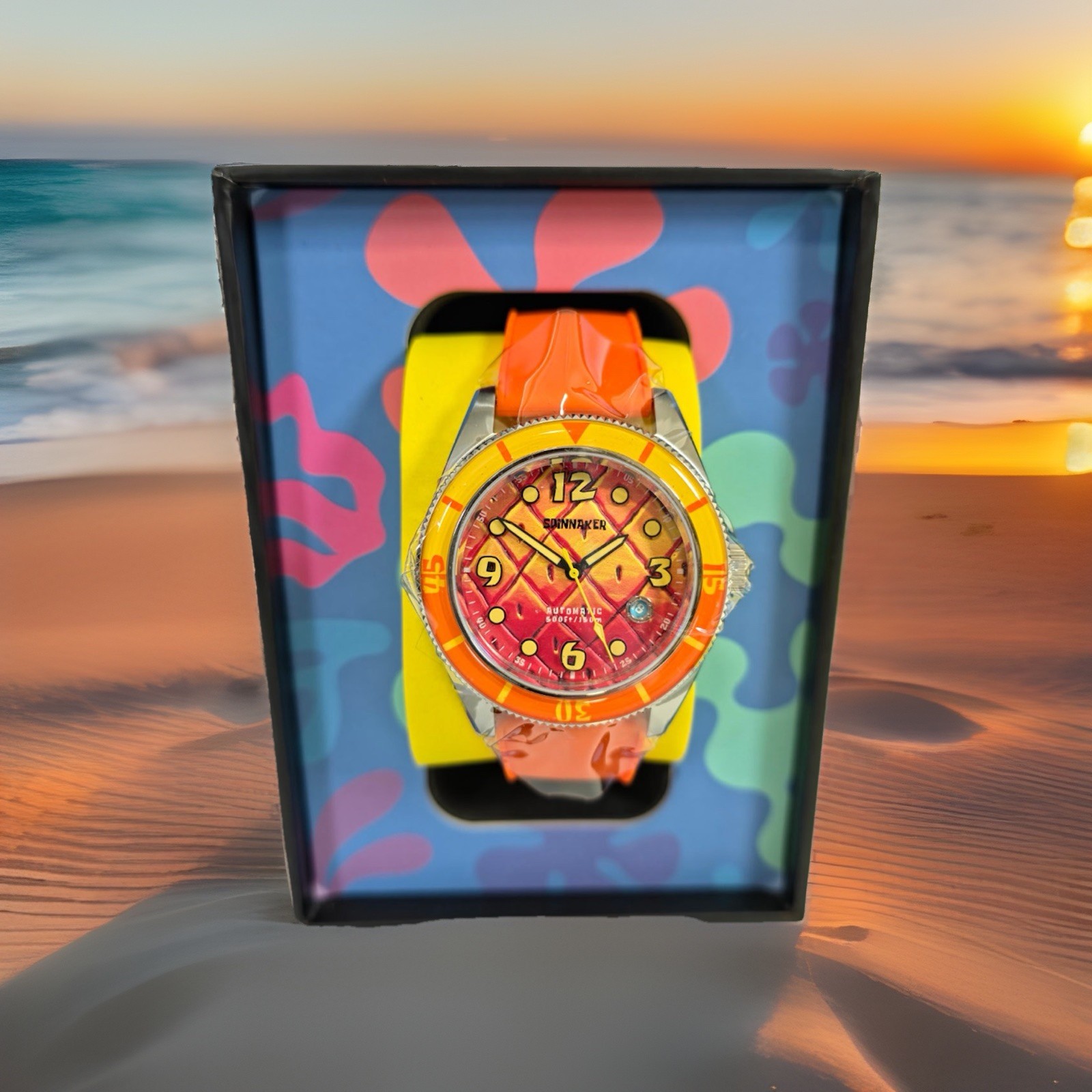 Spinnaker Fleuss Automatic SpongeBob SquarePants Conch St LE Pineapple House